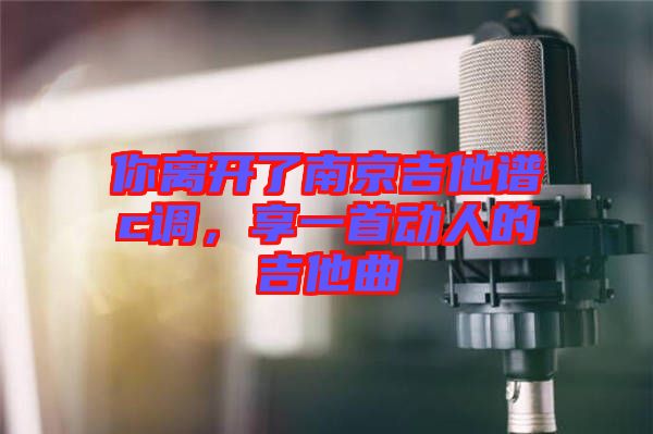 你離開了南京吉他譜c調，享一首動人的吉他曲