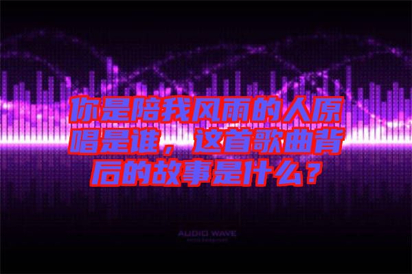 你是陪我風雨的人原唱是誰，這首歌曲背后的故事是什么？